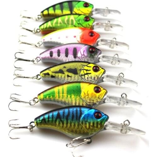 10pcs Crank Fishing Lures artificial Small mixed batch 11.5G rock plastic bait set false bait bionic bait manufacturers spot