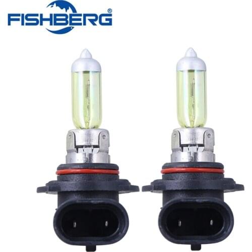 2 X HB4/9006 12V Yellow 55W Xenon Gas Halogen 12V Car Fog Lights Lamp 3000~3500K Fog Light For Ford