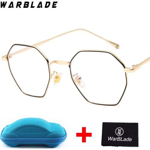 2018 New Women Clear Lens Brand Designer Men Sunglasses Transparent Lens Sun Glasses Lady Female UV400 hexagon Shapes with box