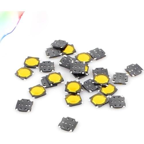 30 Pcs 4.5x4.5x0.5mm 4 Pins Momentary Push Button SMD SMT Tactile Tact Switch
