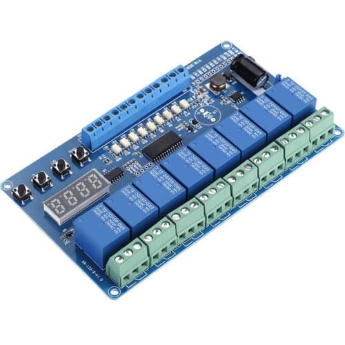 8 TO 36V 8 Channel Multifunction Time Delay Relay Interface Board Module Optocoupler LED Electrical Equipment