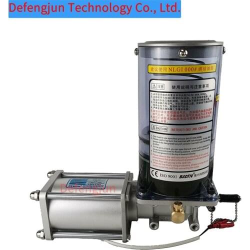 Automatic air hydraulic lubrication pneumatic grease piston pump for lathe/CNC machine