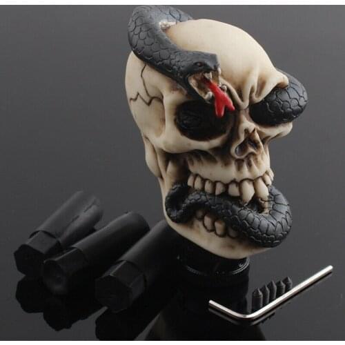 Car decoration Skull Head Snake Universal Car Truck Manual Stick Gear Shift Knob Lever Shifter