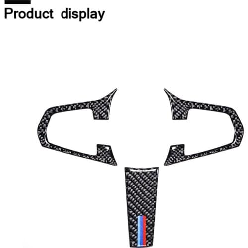 Auto Accessories Carbon Fiber Steering Wheel Buttons Car Stickers And Decals Modification Car Covers For BMW 5 Series G30 X3 G01
