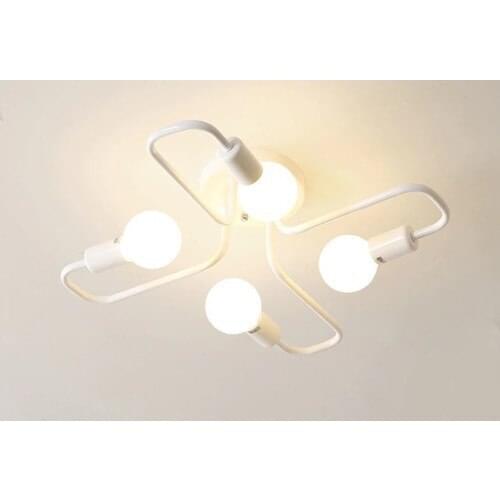 Nice Loop 4 White Plafonyer / Ceiling Mounted Chandelier Indoor Room Lighting Special Design
