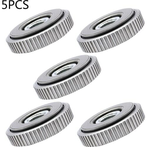 1/2/5PCS Parts Angle Grinder M14 Thread Replacement Quick-release Nut Clamping Equipment Hand Tools Self-locking Pressure Plate