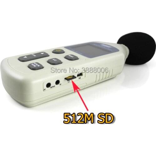 WENSN WS1361C Noise Meter Environmental Noise Detection 30-130dB USB +With SD Card, Decibel Meter