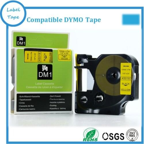Dymo D1 12MM DYMO D1 label 45018 10pcs packing a lot for DYMO labelmanager printers