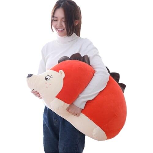 Fancytrader 31'' Big Cartoon Animals Hedgehog Plush Toys Giant Soft Stuffed Anime Hedgehog Pillow Doll Kids Gifts 80cm 2 Sizes