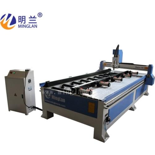 500x3000mm working size MINGLAN PVC guardrail milling machine all sizes can be customized