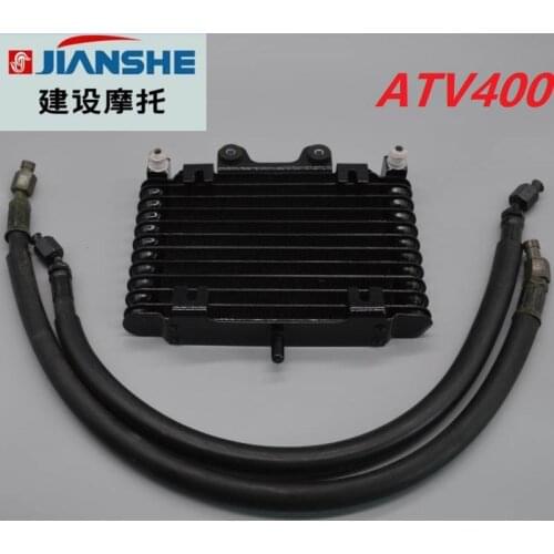 JIANSHE atv400 400CC radiator oil cooler water cooling system hose pipe cable bashan loncin atv quad accessories free shipping
