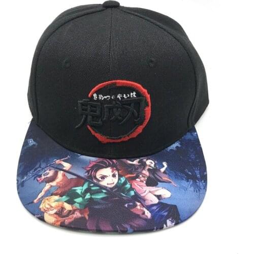 Sesame Street Demon Slayer Kisatsutai Hat Mr. Meeseeks Whimsy Adjustable Casquette Baseball Cap Hip Hop Snapback Caps Hats