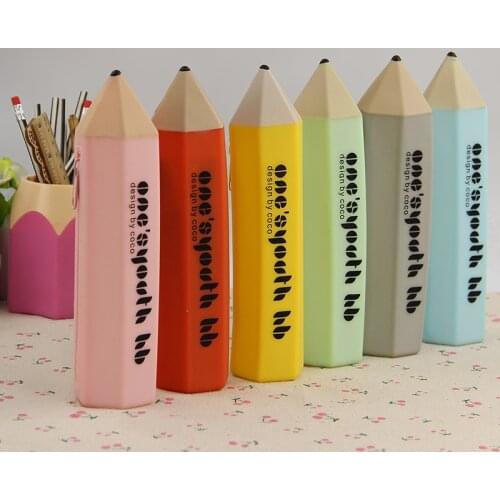 Creative Office School Stationery Pencil Case Pencil Storage Candy Colors Multifunctional Pen Bag