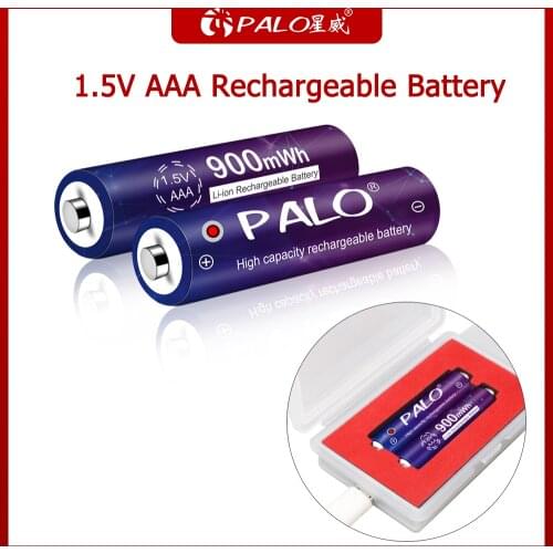 PALO AAA Battery 1.5V lithium AAA Rechargeable Battery For Remote Control Toy light Batteries