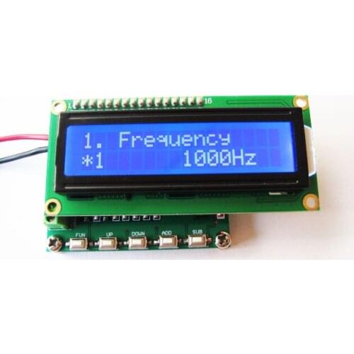 Multifunctional adjustable pulse generator output phase two servo control signal frequency meter