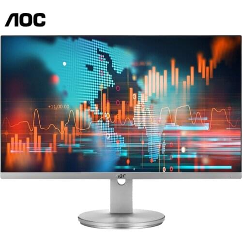 AOC I2490VXH5 Series AH-IPS 1.5mm Narrow Bezel Low Blue light Computer Monitor For Desktop Computer LCD Non-flashing HD Screen