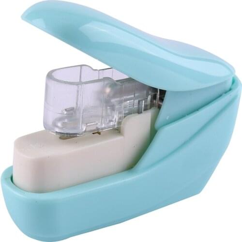 No Nails No Staple Stapling Machine Mini Cute Book Stapleless Stapler Paper Stapling Stapler Without Staple Stapler Free