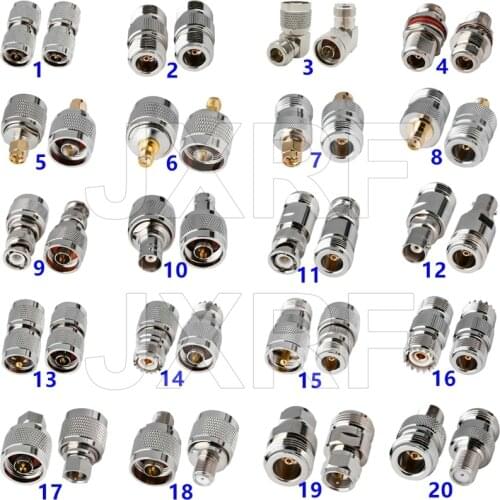 1PCS N Type male Jack To N SMA BNC UHF F Type Male Female Adapter