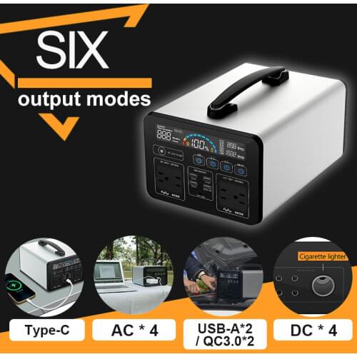 Noise Free 10kw 270000mAh Waterproof Portable Power Station Lithium Rechargeable Backup Battery for Outdoor Home Disaster