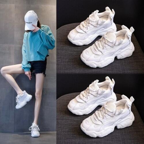 Casual shoes 2021 new Torre net shoes increase small white shoes single shoes platform women shoes tide shoes high heels women