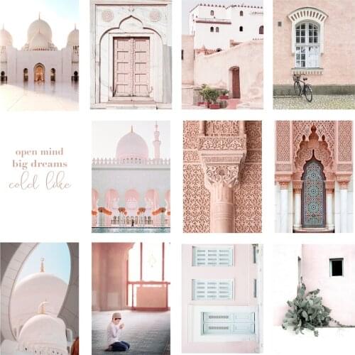 Pink Room Decor Decorative Painting Posters Aesthetic Wall Art Paintings Canvas Prints Decoration Pictures Home Bedroom