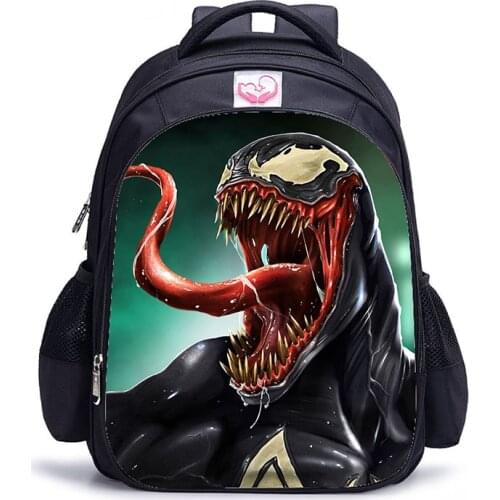 16 Inch Venom Backpack Fashion Book Bag for Kids Men Backpacks Boys Children Schoolbag Teenagers Mochila