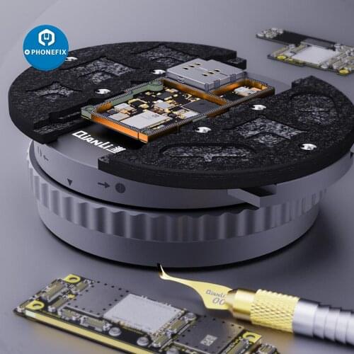 Qianli IPinch Universal Phone PCB Soldering Holder Double Axis Fixture for Iphone Glue Removal Pcb Board BGA Chip Welding Repair