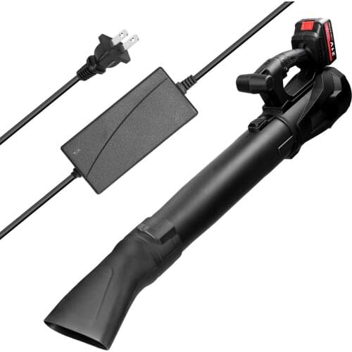 High-Power Electric Blower Strong Wind Leafs Blower Dust Removal Fan Lithium Battery Rechargeable Home Snow Cleaner Power Tool