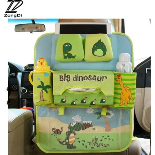ZD cartoon car back seat trunk luggage net organizer for Hyundai Solaris Volvo kia Rio K2 Mini Cooper Mitsubishi Chevrolet Cruze