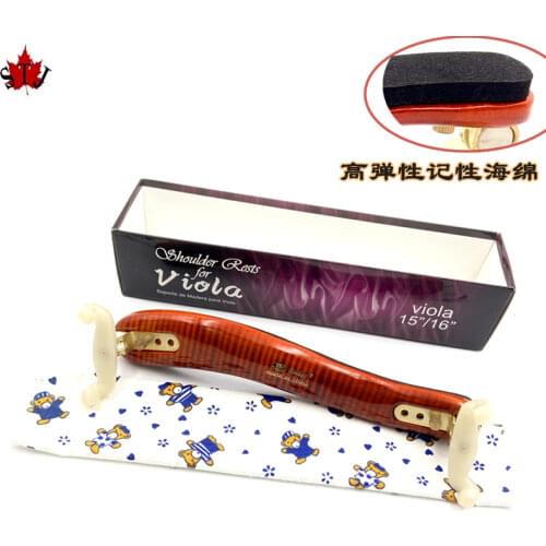 New hight quality 2pcs brand adjustable violin maple shoulder rest,violin part