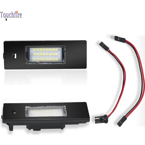 2Pcs/Lot Led Number Plate For BMW Number License Plate Light Lamp white For BMW 5 Series E81 E87 E86 E85 E36