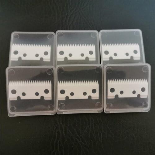 6 pcs/lot 22 teeth hair clipper blade ceramic cutters for professional clippers