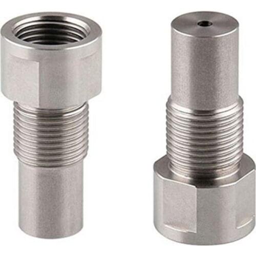 X7AE Extender Adapter O2-Car Oxygen Sensor Connector Extension Filter Internal Bung Adapter Mounting Spacer Thread M18x1.5