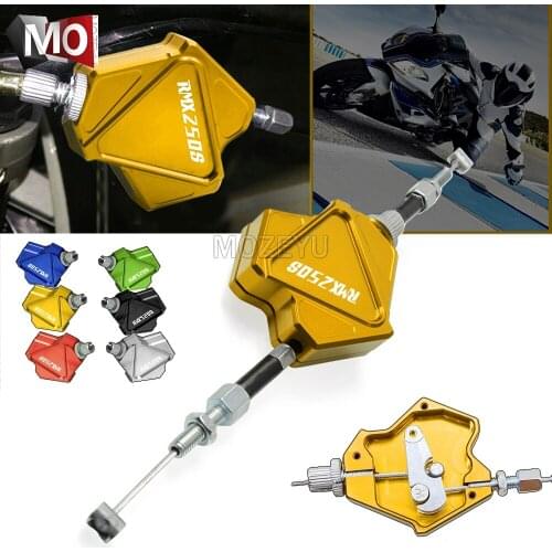 Motorcycle CNC Aluminum Stunt Clutch Lever Easy Pull Cable System For SUZUKI RMX250S RMX 250S 250 RMX250 S 1993-1996 1994 1995