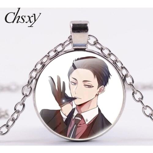 CHSXY Japanese Anime Balance: UNLIMITED Necklaces Cartoons Art Photo Crystal Long Chian Choker For Fans Women Men Jewelry Gifts