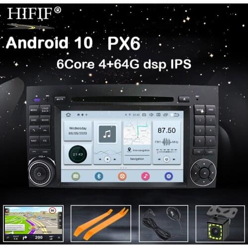 PX6 2 din Car Radio car dvd player For Mercedes Benz B200 A B Class W169 W245 Viano Vito W639 Sprinter W906 Android 10.0 GPS
