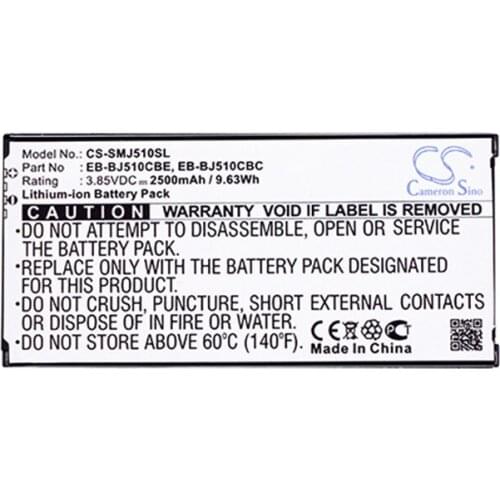 CameronSino for SAMSUNG Galaxy J5 2016 SM-J5108 SM-J5109 SM-J510F SM-J510F/DS SM-J510FN SM-J510FN/DD SM-J510FN/DS battery