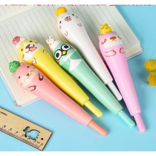 Pen kawaii squishy Slow Rising Pencil Holder Soft Squeeze Toy Stress Relief Xmas Gift Toy for Children