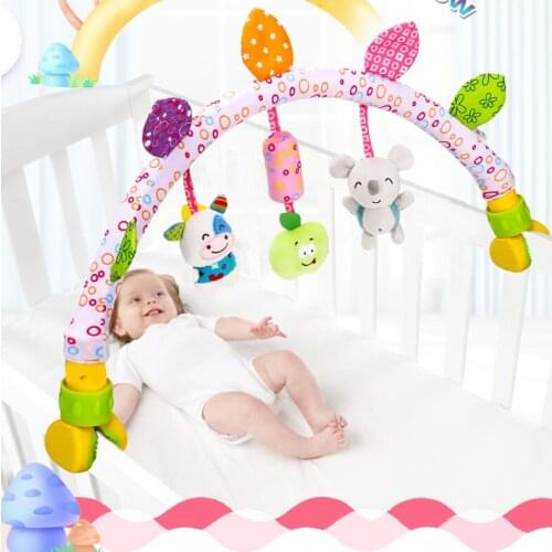 0-12 months old baby music mobile toy cart bed clip puzzle baby seat car clip Toy Clip newborn education toys