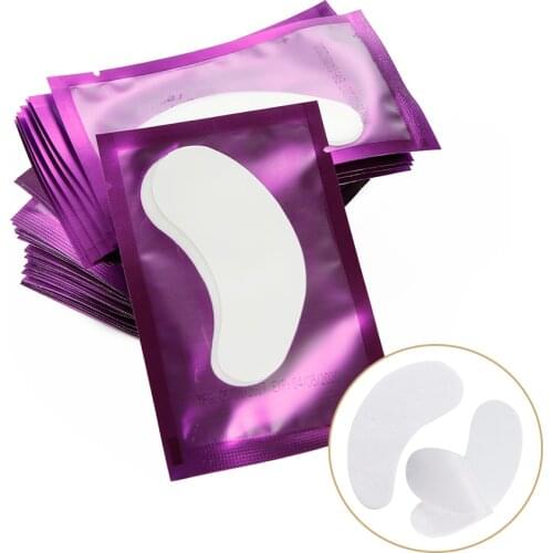 200/500 pairs Under Eye Pads Patches for Eyelash Extension Lint free Eye Tips Sticker Wraps Eyelashes Extension Makeup Tools