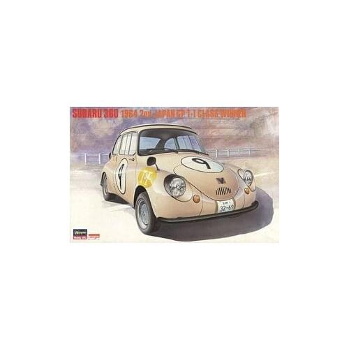 Hasegawa Plastic Assembly Car Model 1/24 Scale SUBARU 360 "Japan GP T-1 1964" Adult Collection DIY Assembly Kit 20322