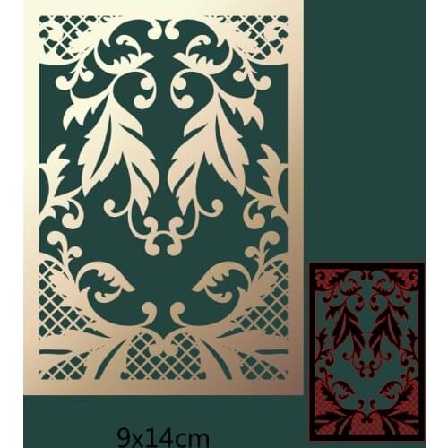 Cutting Metal Dies Hollow Leaves for 2020 New Stencils DIY Scrapbooking Paper Cards Craft Making New Craft Decoration 90*140mm