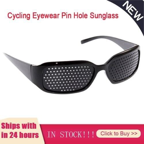 Cycling Equipment Eyewear Sunglass Eye Training Glass Pinhole Glasses Camping Unisex Eyeglasses Exercise Outdoor Sport Eyesight