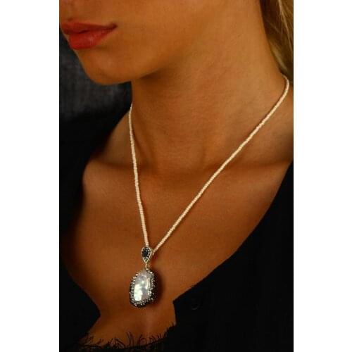 Dr Stone Natural Stone Women 'S Pearl Necklace Z121AR128 202320887