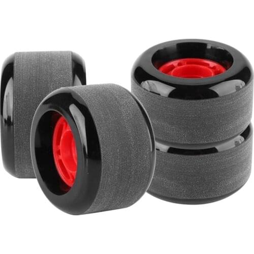 4 Pcs Long Board Wheel Durable 75-85A PU Skateboard Wheels Good Mobile Control Ability Cruising Board Wheel