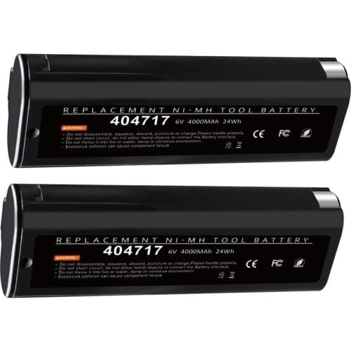 4000mAh 6V Battery Compatible with Paslode 404717 B20544E BCPAS-404717 404400 900400 900420 900600 901000 902000 B20720 CF-325