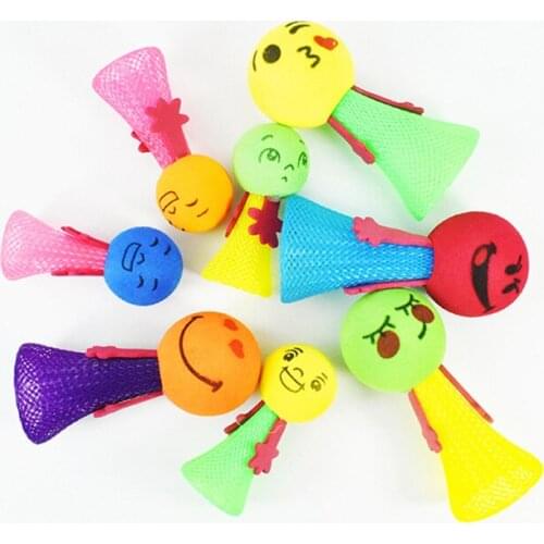 6Pcs 6*3cm Color Random Jumping Doll Kids Party Toys Favors Goodie Bag Piniata Fillers Novelty Gift Toys Boy Girl Fun Games