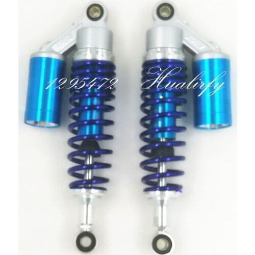 305mm 310mm 320mm Nitrogen Shock Absorbers 7mm spring for Honda/Yamaha/Suzuki/Kawasaki/Dirt bikes/ATV/Motorcycles silver+blue