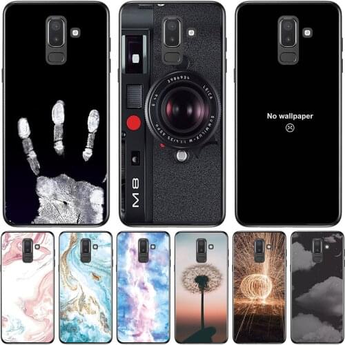Phone Bags & Cases For Samsung Galaxy J6 J6 Plus J610 J6 Prime J7 J8 2018 Case Cover Fashion marble Inkjet Painted Shell Bag