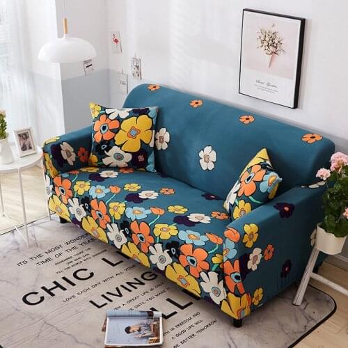 Floral Printed Anti-dirty Sofa Cover All-inclusive Couch Cover 1/2/3/4-seat Stretch Tight Wrap Slipcover For Living Room